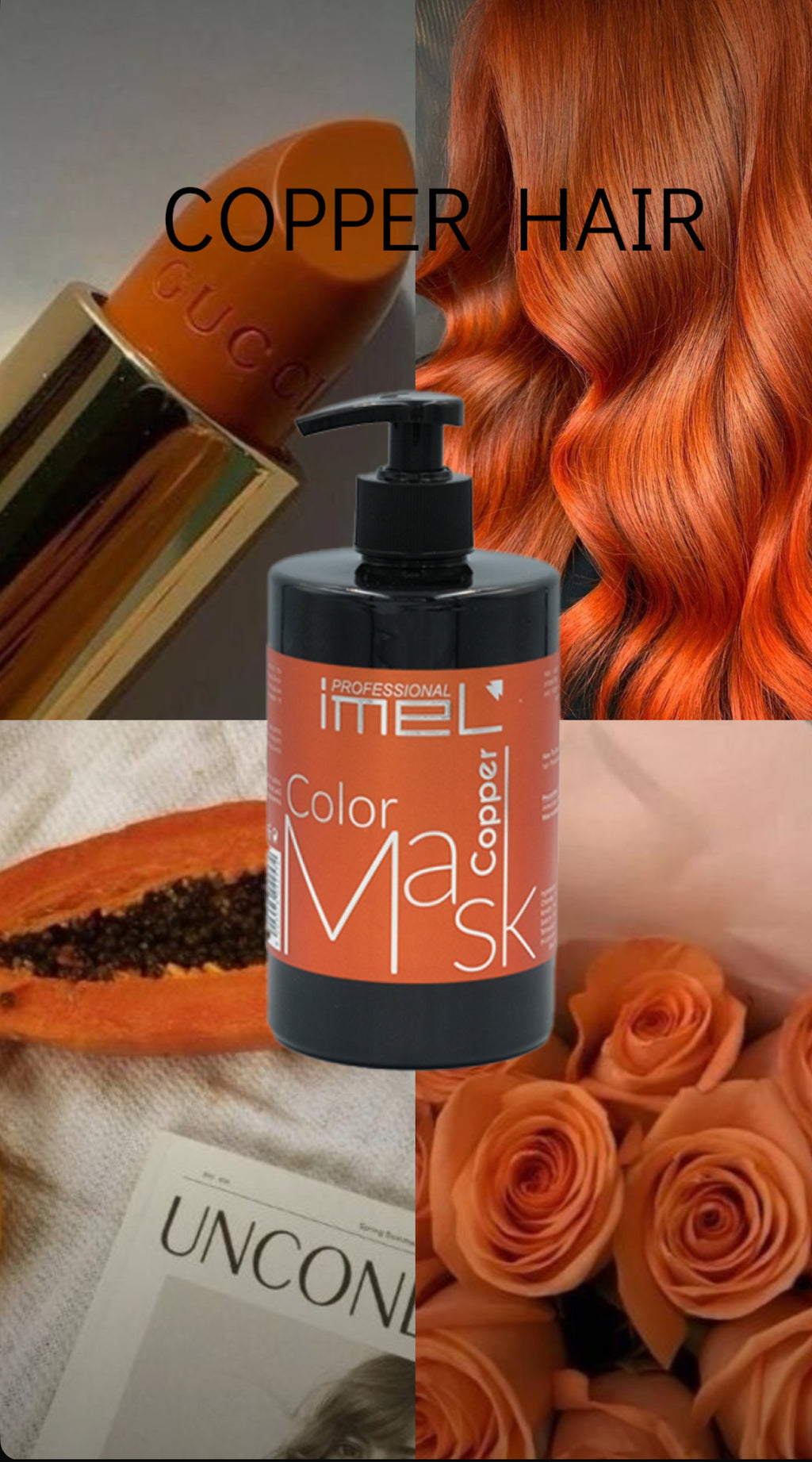 Copper – IMEL PROFESSIONAL Colour Hair Mask 500ml