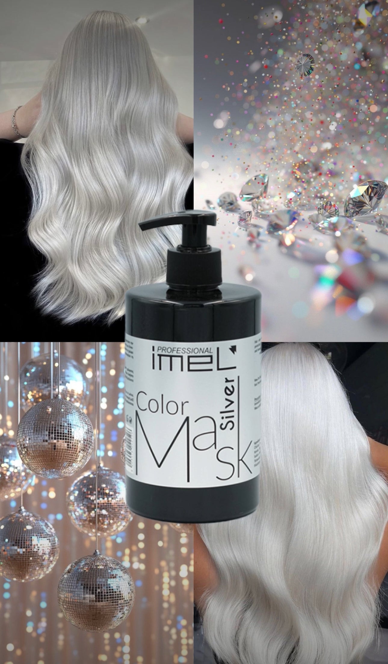 SILVER – IMEL PROFESSIONAL Colour Hair Mask 500ml