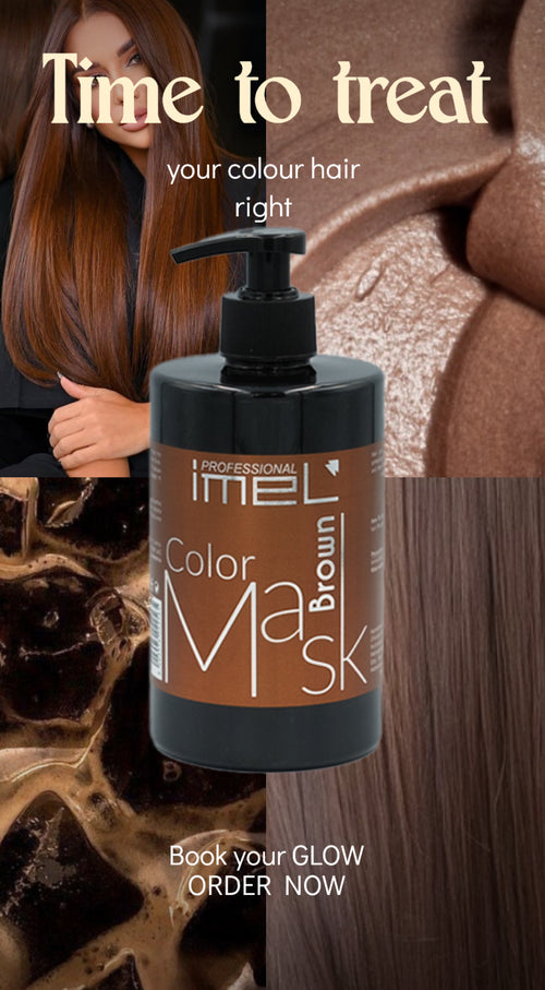 BROWN – IMEL PROFESSIONAL Colour Hair Mask 500ml