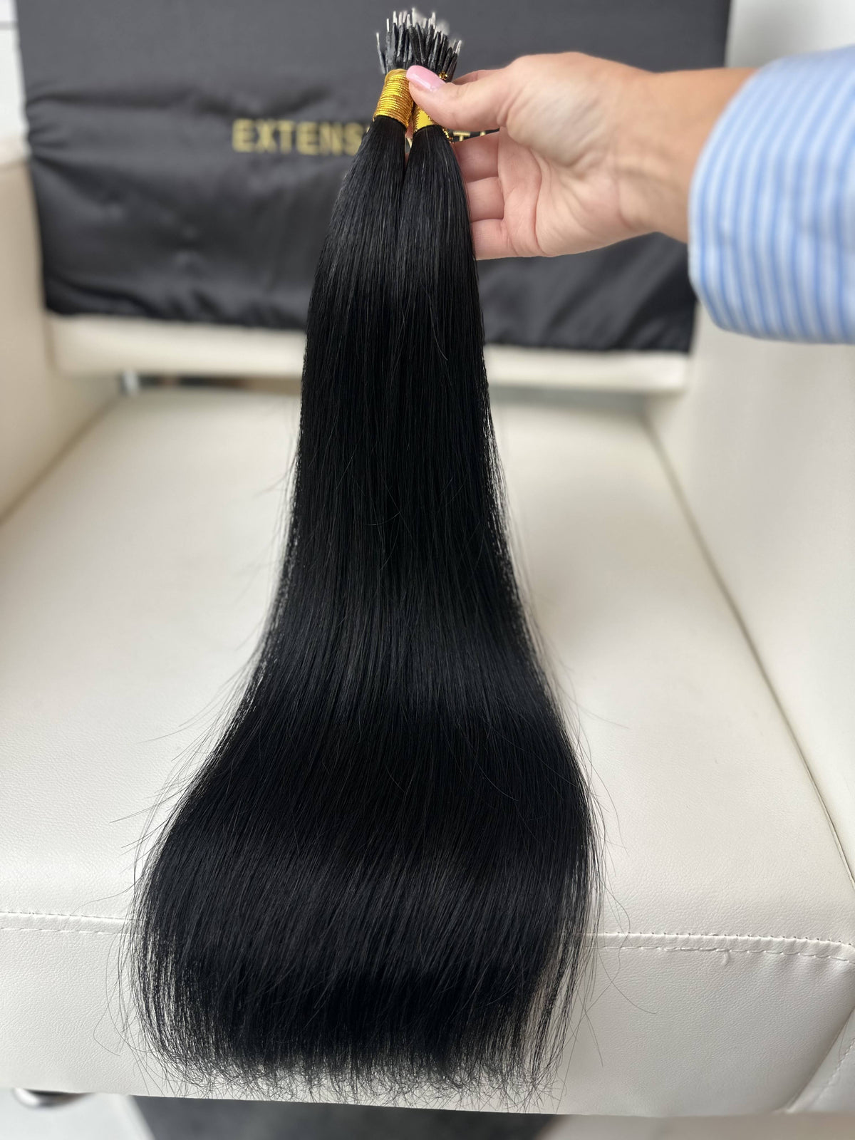 Uzbek Nanoring Hair Extensions