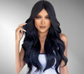 LONG And Wavy WIG - Hair 70 Cm- Black With Bang
